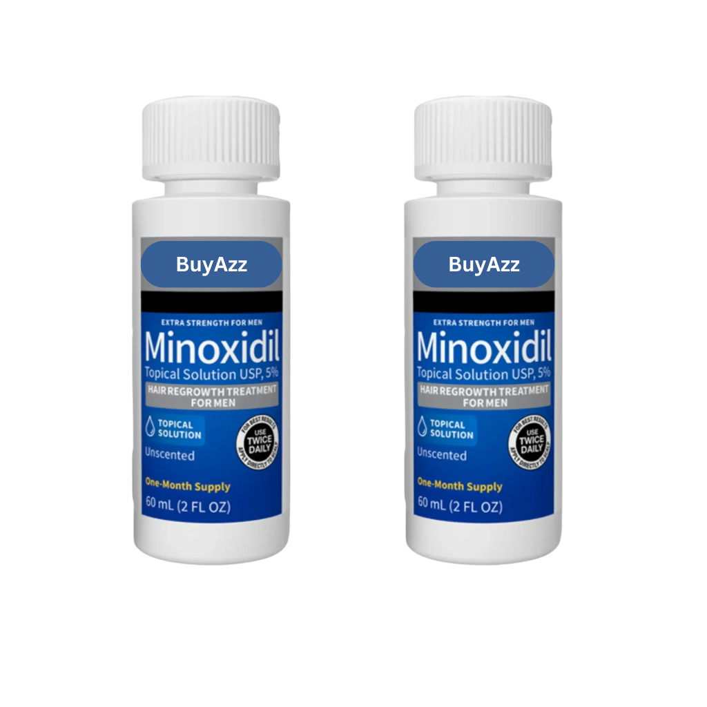 Minoxidil 5% Solution – 60ml | 2 Pieces