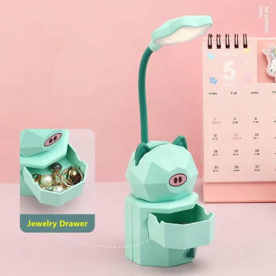 Table lamp with adjust drawer
