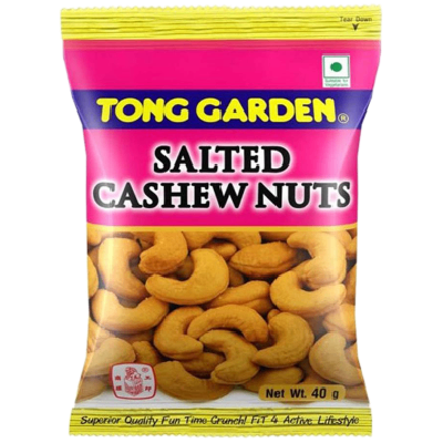 Tong Garden Salted Cashew Nuts (Kaju Badam) 40 gm