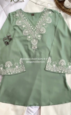 pure cotton 1 pis bory- pure cotton with jori ambrodari work size- M L XL price-330