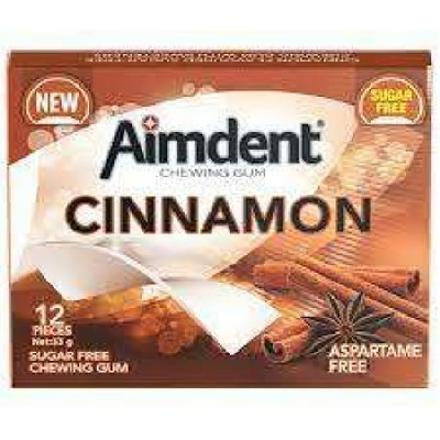 Aimdent Cinnamon Chewing Gum-12Pcs