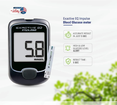 Exactive EQ Impulse Blood Glucose Meter – Medica Diabetes Machine in Bangladesh
