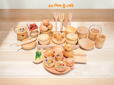 ৪৩ পিস কাঠের খেলনা সেট