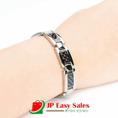 Bio Magnetic Bracelets Green, Red & Black Carbon
