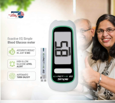 Medica Exactive EQ Simple Blood Glucose Meter – Easy Home Glucometer in kiproyojon.com