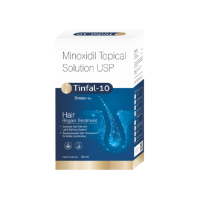 Tinfal 10 Minoxidil Topical Solution – 60ml
