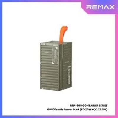 REMAX RPP-609 Container Series 60000mAh PD+QC Fast Charging Power Bank(PD 20W+QC 22.5W)
