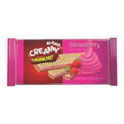 Pran Mama Creamy Crunch Strawberry Wafer 110g