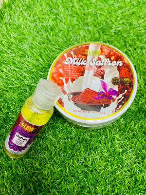 Saffron soothing gel and serum combo