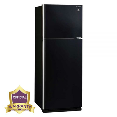 Sharp 397 Liters Inverter Refrigerator SJ-EX455P-BK |  - Black