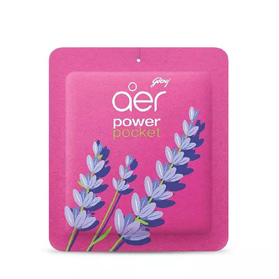 Godrej Aer Power Pocket Bathroom Fragrance Lavender Bloom 10 gm