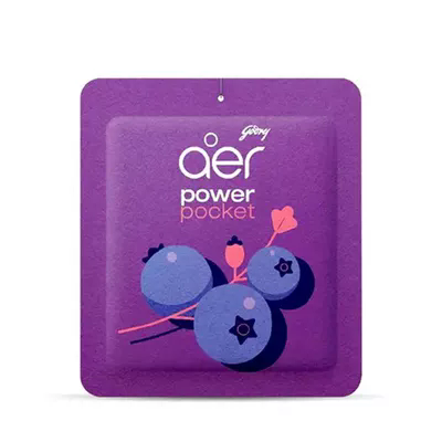 Godrej Aer Power Pocket Bathroom Fragrance Berry Rush 10 gm