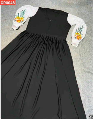 ready alex jorjet with digital print readymade gown/borkha