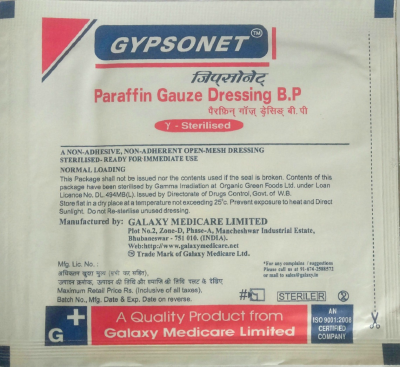 Paraffin Gauze Dressing for Burns and Wounds - Surgical Supply
