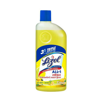 Lizol Floor Cleaner Citrus Disinfectant Surface - 1 ltr