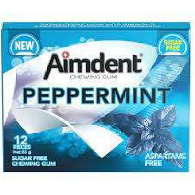 Aimdent Peppermint Chewing Gum-12Pcs