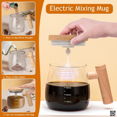 Automatic Mixing Cup, Electric Mixing Mug, Self Stirring Coffee Mug, 14OZ Lightweight Self Mixing Cup High Speed, Home Office Travel Stirring Cup Suitable for Coffee/Milk/Protein Powder