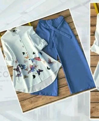Ladies shirt pant 2 pics