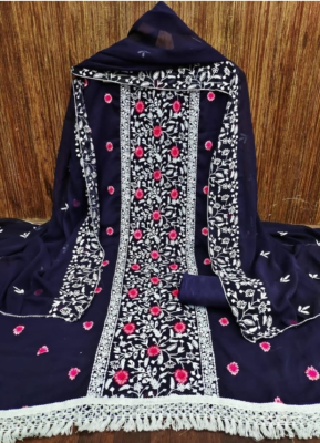 Georgeette Designer secuence Embroidery  Salwar kameez Body:Soft Georgette Salwar & Inner:Soft Butter Onla:Georgette Price:350 tk