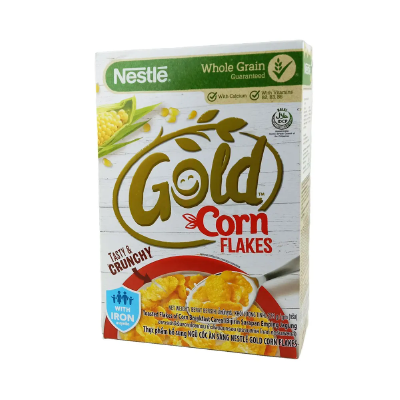Nestlé Gold Corn Flakes Breakfast Cereal Box 275gm