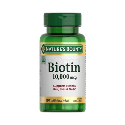 Nature's Bounty Biotin 10000mcg 120 Capsules
