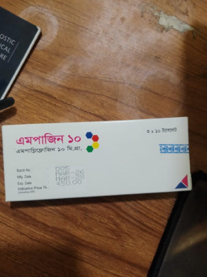 Empazin 10 mg Tablet | Empagliflozin Anti-Diabetic Medicine