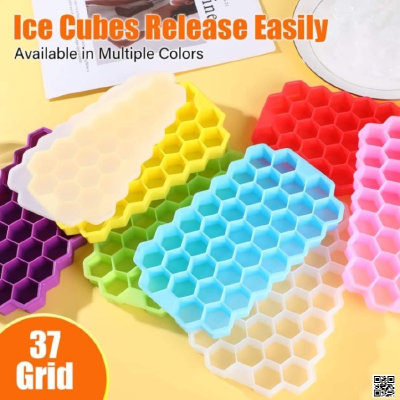 Ice Mold (Tray -37) Ice Tray, Ice Cube Mold Maker, Ice Box For Freezing