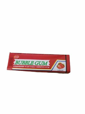 Bubble Gum Strawberry Flavored Chewing Gum-14gm