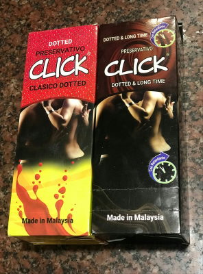 CLICK Dotted & Long Time Condom | Trusted Protection & Pleasure