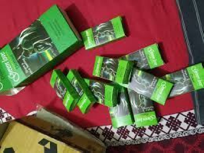 Buy Dotted Condom Green Love Online for Intimate Pleasure