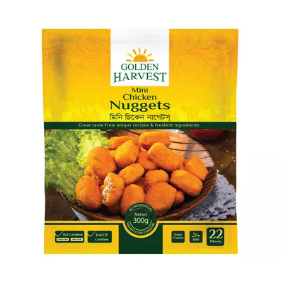 Golden Harvest Mini Chicken Nuggets 300 gm (22pcs)