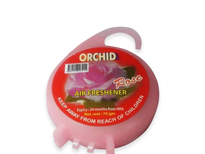 Orchid Air Freshener Hanger Rose 70gm