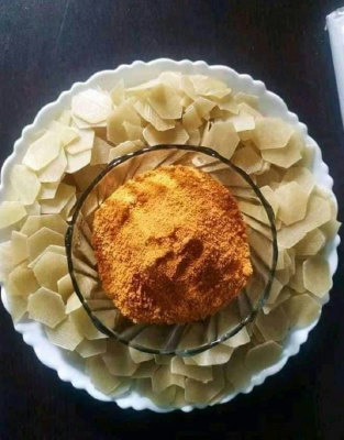 Home made photato chips 