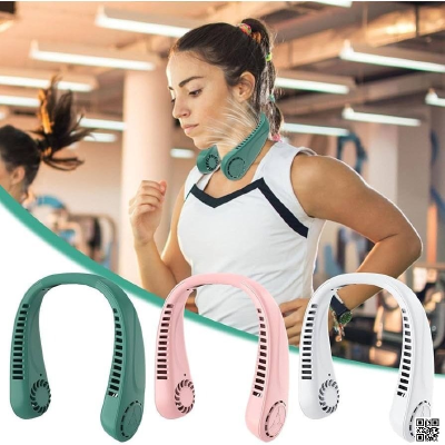 Neck Fan Portable Rechargeable Cooling Neck Fan Personal Neckband Fan