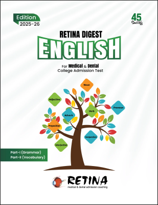 RETINA English Digest (For Medical & Dental College Admission Test)
