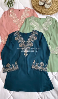 pure cotton 1 pis bory- pure cotton with jori ambrodari work size- M L XL price-330