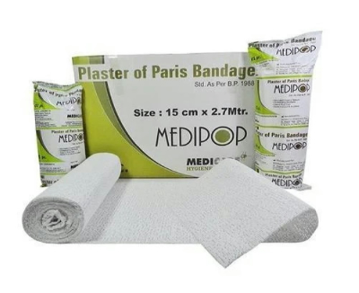 Plaster of Paris MEDIPOP 6": Premium Orthopedic Cast Bandage