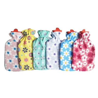 Hot Water Bag with Flees cover -Natural and safe way to keep warm