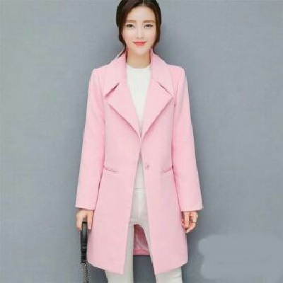 One Part Brush Fabrics Winter Over Coat GH-945