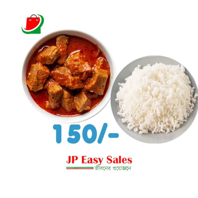 Plain Rice with Beef