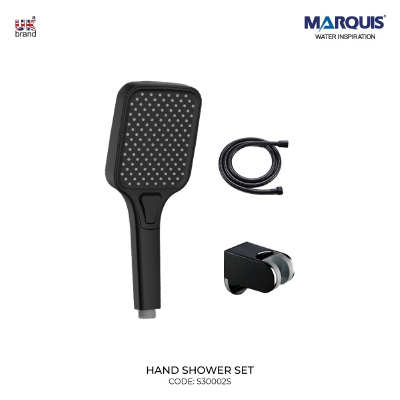 MARQUIS Black Hand Shower Set (3 Functions), S30002S (Best Price)
