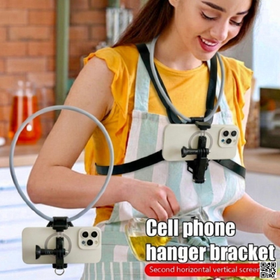 Neck Holder Mount Mount Stand For Mobile Phone & Action Camera