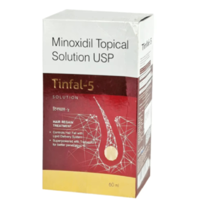 Tinfal-5 Minoxidil Topical Solution USP 60ml