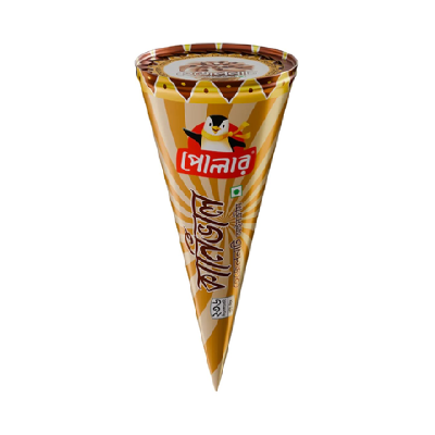 Polar Carnival Hazelnut Cone Ice Cream 120ml