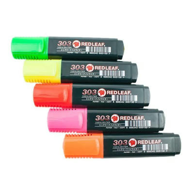 Red Leaf Highlight Marker Pen
