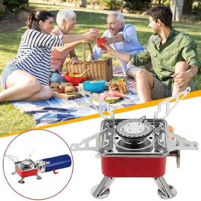 Portable Card Type Campaign Butane Gas Stove Burner