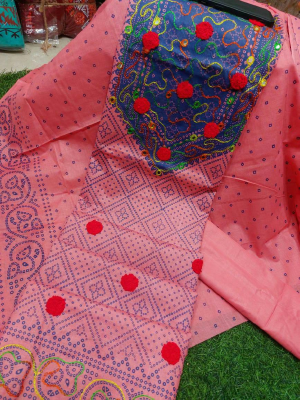 High Quality Cotton Screen Print 3 Piece.