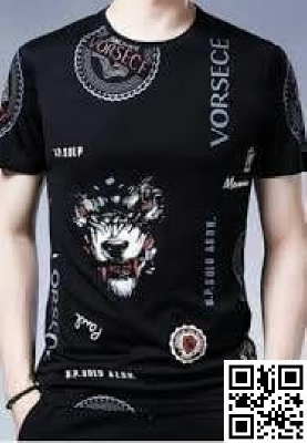 Product details of New Stylist Printed poly Cotton Half Sleeve t-shirt for Men