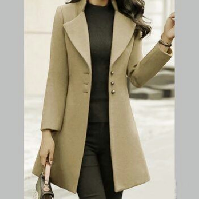 One Part Brush Fabrics Winter Over Coat GH-940