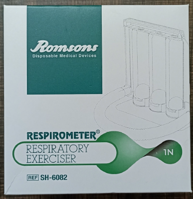 Respirometer — Romsons SH-6082 Respiratory Lung Exerciser